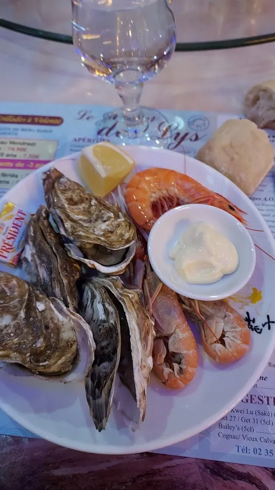 Ptite Assiette de Fruit de Mer les Huîtres Un Delice